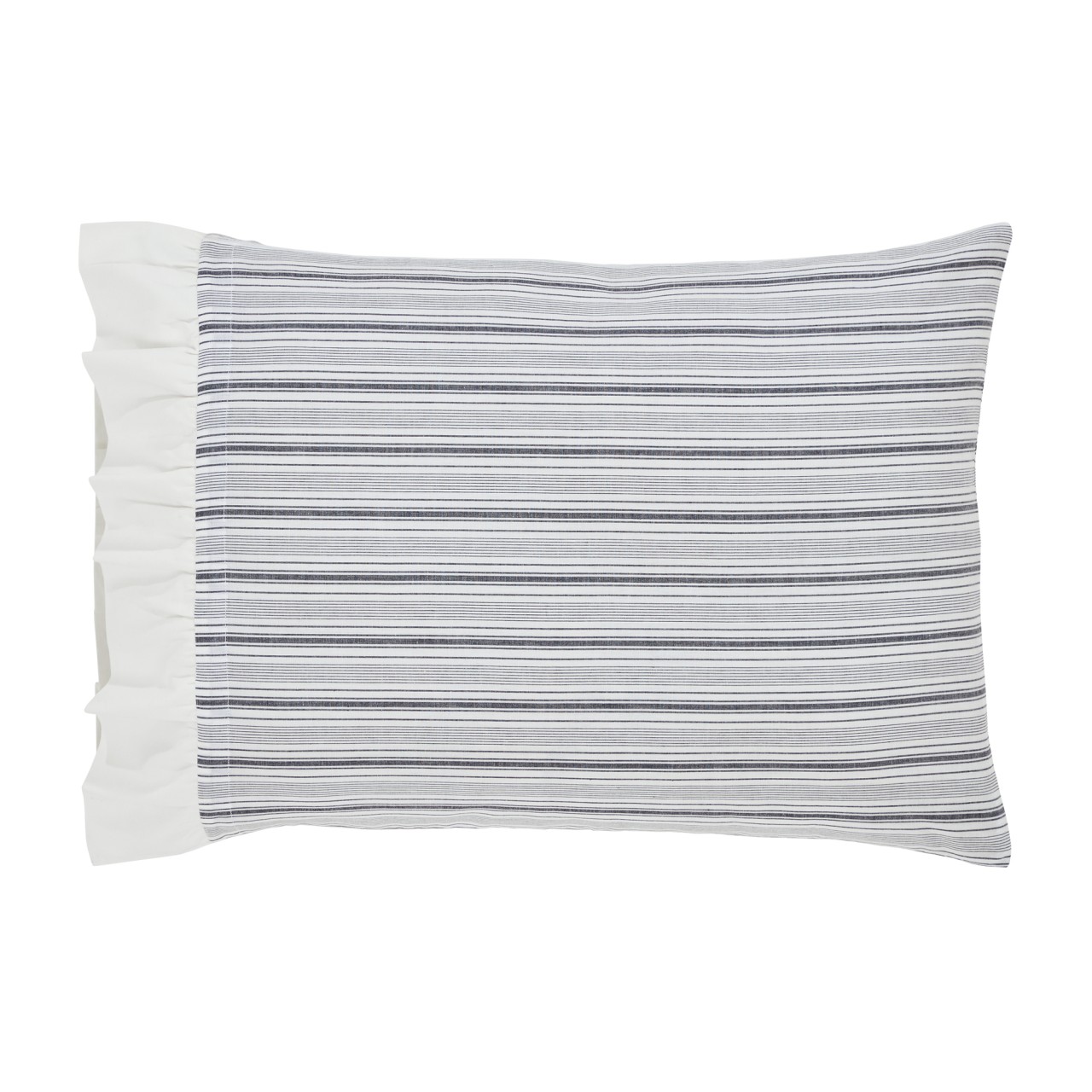 Sawyer Mill Black Ruffled King Pillowcases Set of 2 - Thumbnail 2