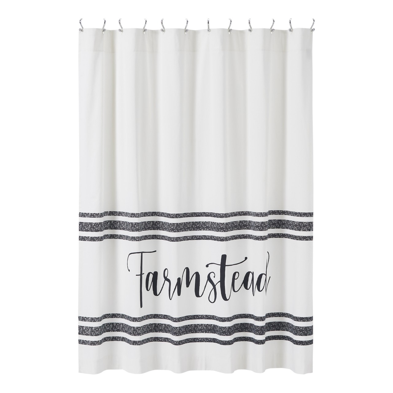 Sawyer Mill Black Farmstead Shower Curtain