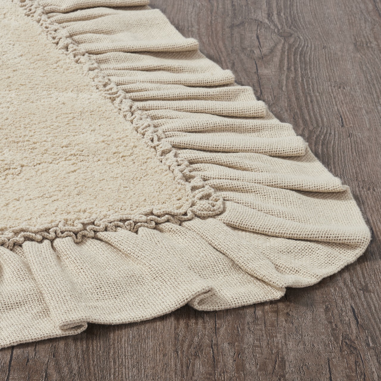Burlap Vintage Bath Mat - Thumbnail 3