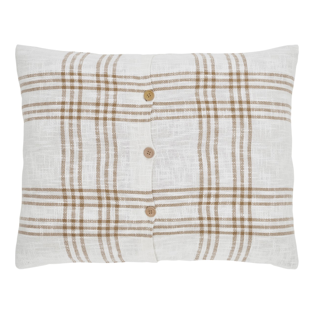 VHC Wheat Plaid Pillow Sham - Thumbnail 2