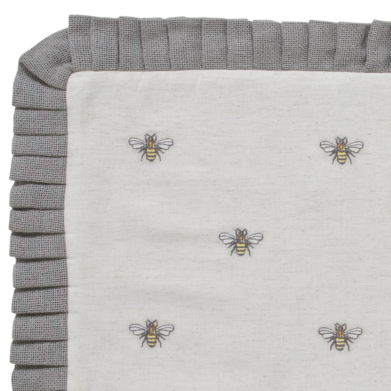 Embroidered Bee Pillow - Thumbnail 2
