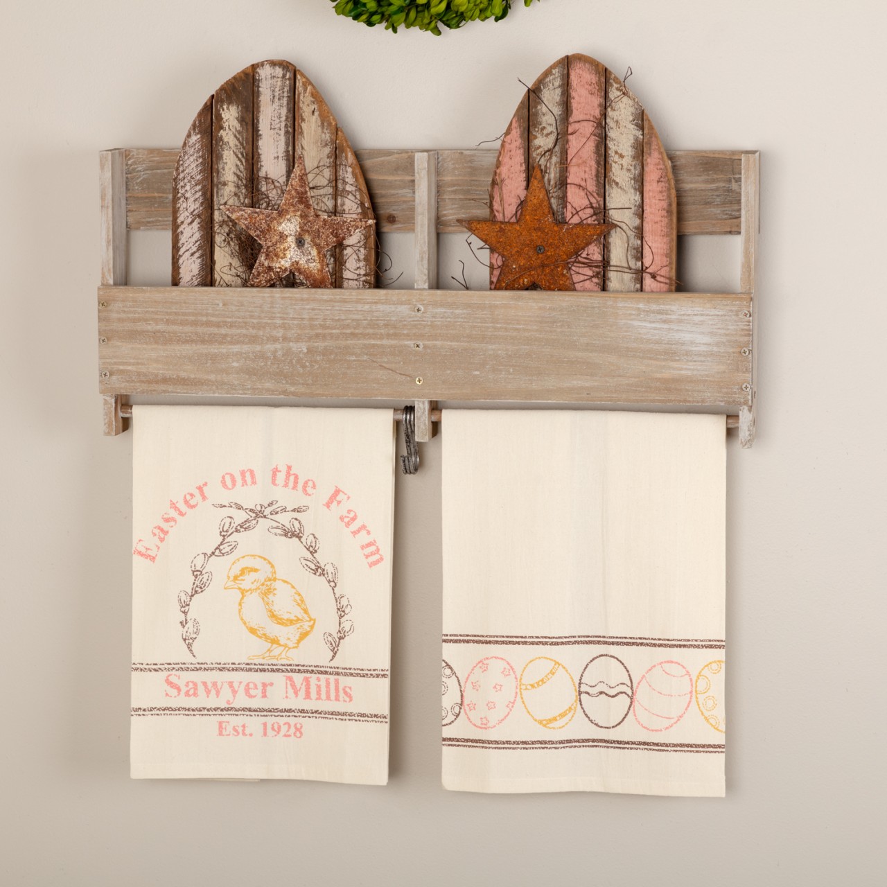 Sawyer Mill Easter On The Farm Chick Tea Towels - Thumbnail 3