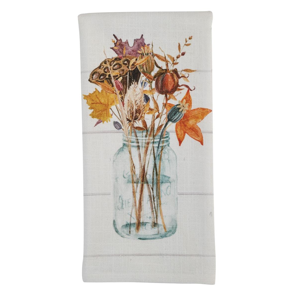 Mason Jar Thistle Dishtowels