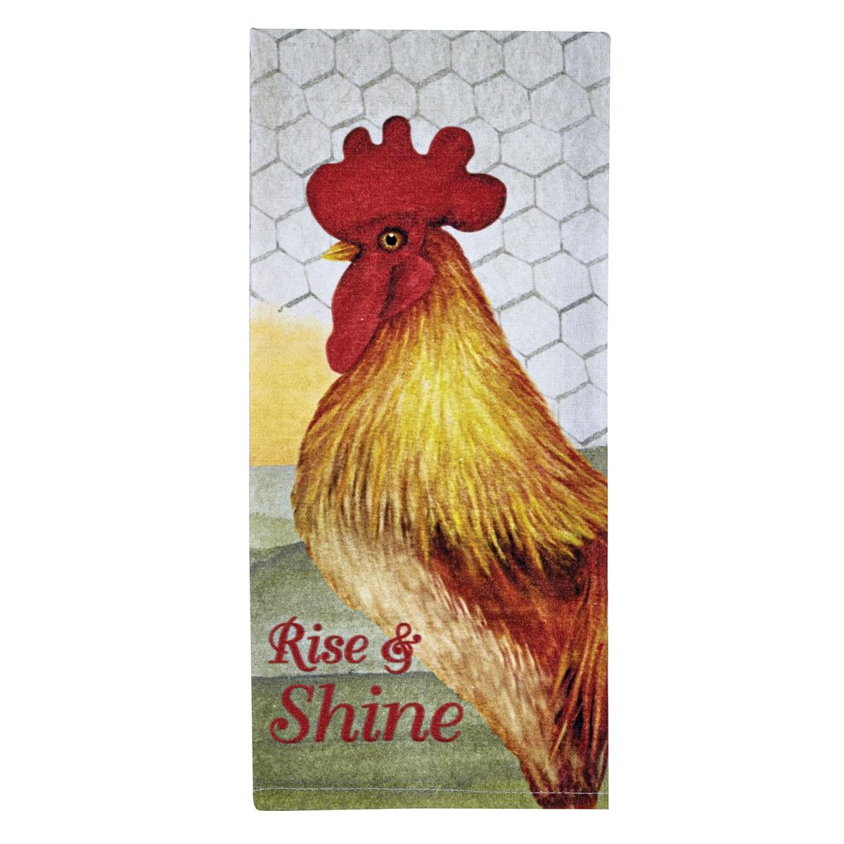 Rise And Shine Printed Dishtowels