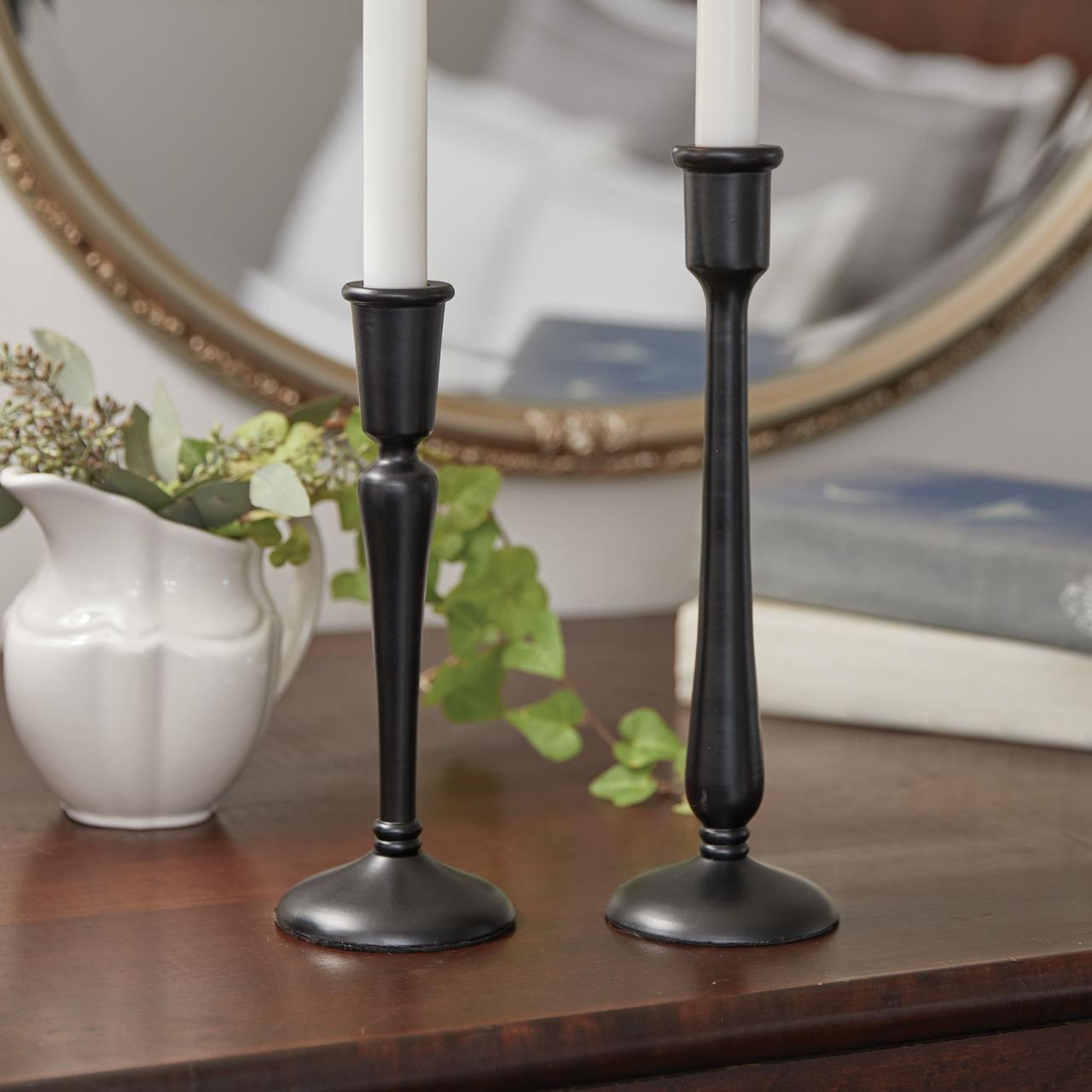 Vintage Candle Holders - Taper Set of 2 - Thumbnail 2