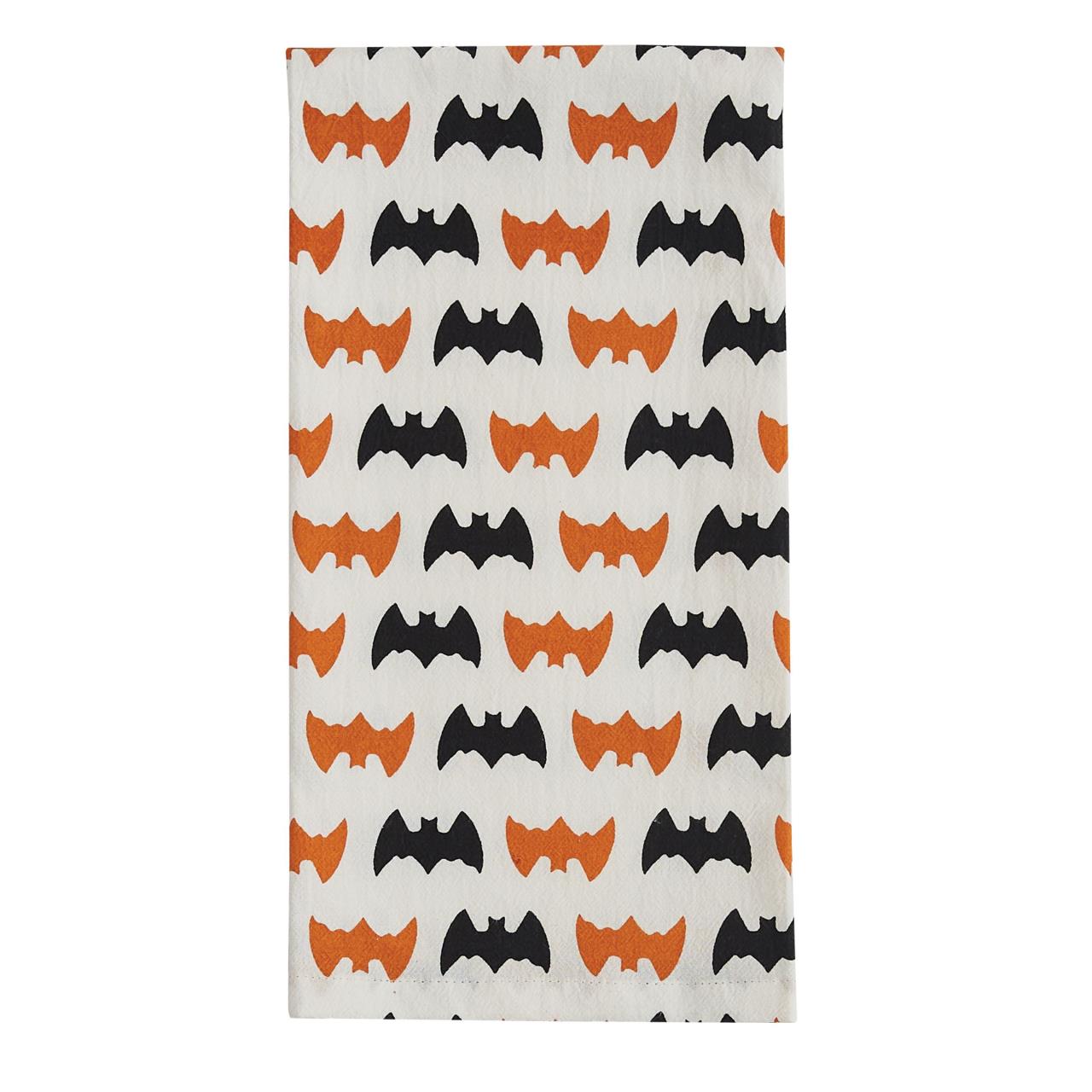 Bats Flour Sack Printed Dishtowels - Thumbnail 3