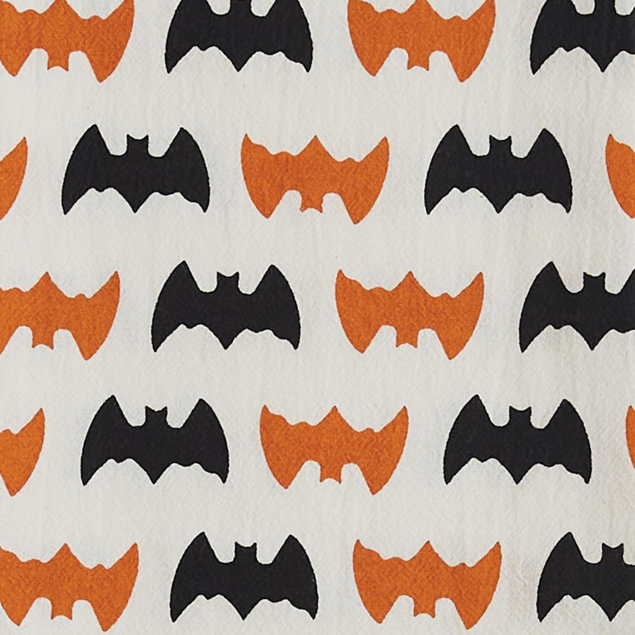 Bats Flour Sack Printed Dishtowels