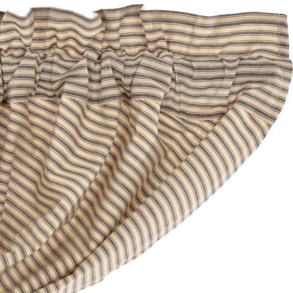 Sawyer Mill Charcoal Ticking Stripe Valance - Balloon - Thumbnail 4