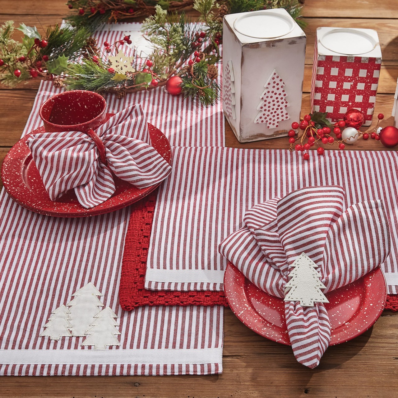 Tree Farm Table Runners - Applique - Country Village Shoppe