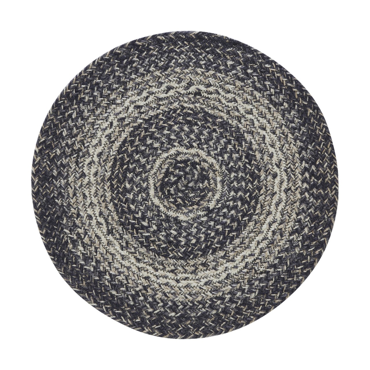Sawyer Mill Black & White Jute Trivet - Thumbnail 3
