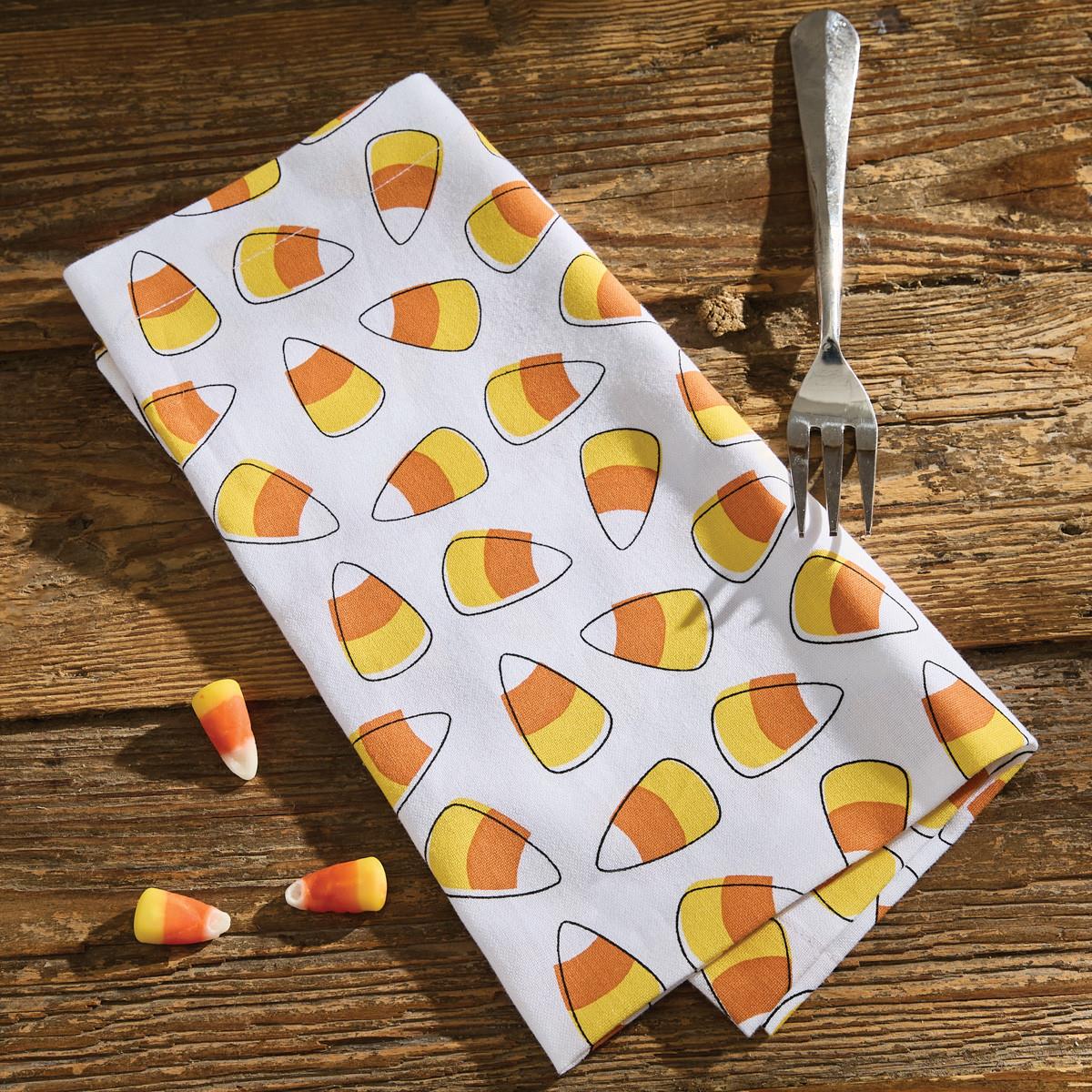 Candy Corn Printed Napkins