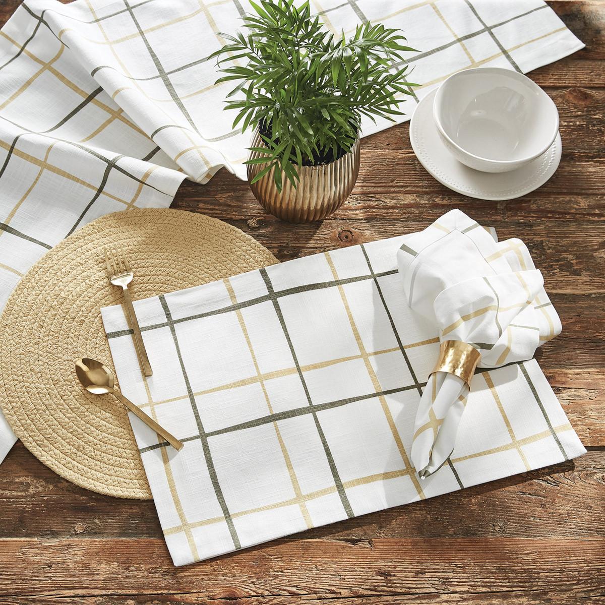 Phoenix Plaid Placemats