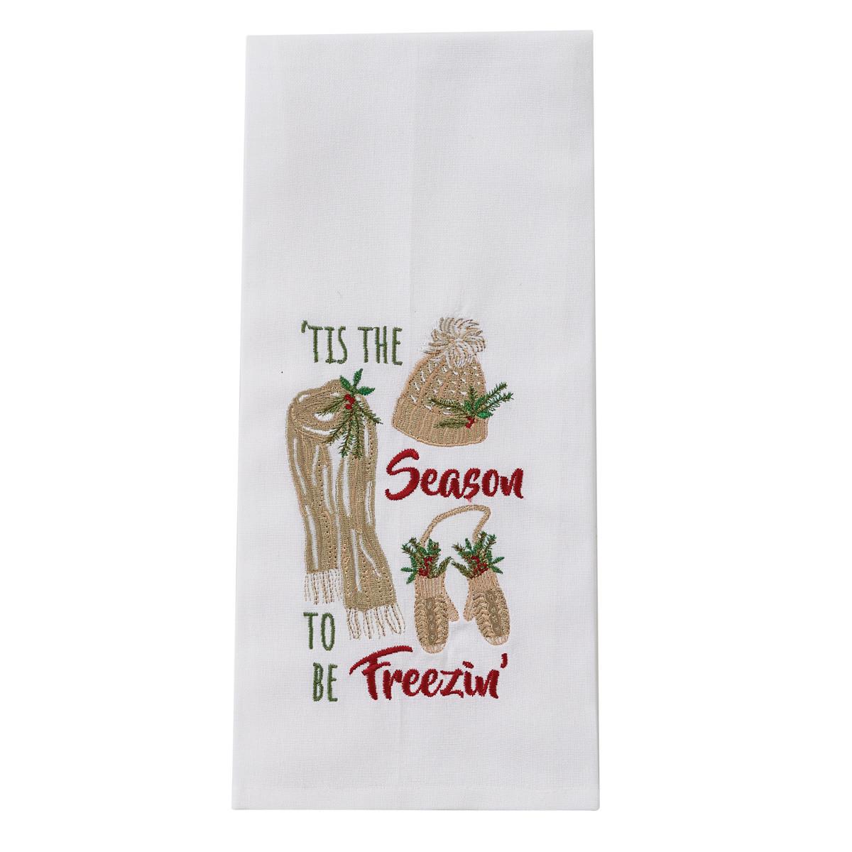Freezin Embroidered Dishtowels