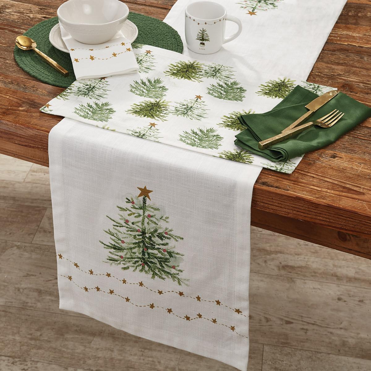 Rustic Christmas Napkins - Set of 6 - Thumbnail 2