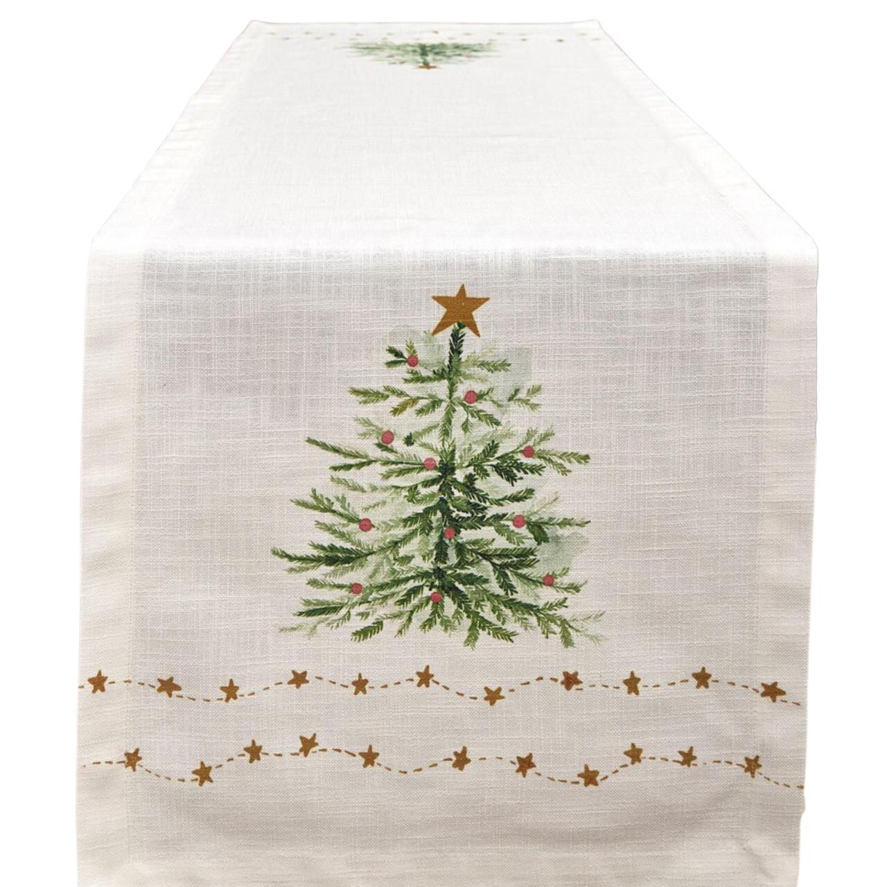 Rustic Christmas Table Runner