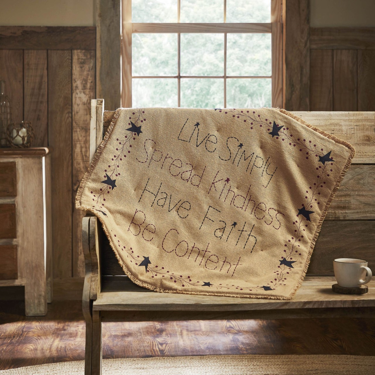 Pip Vinestar Burlap Lap Throw - Thumbnail 3