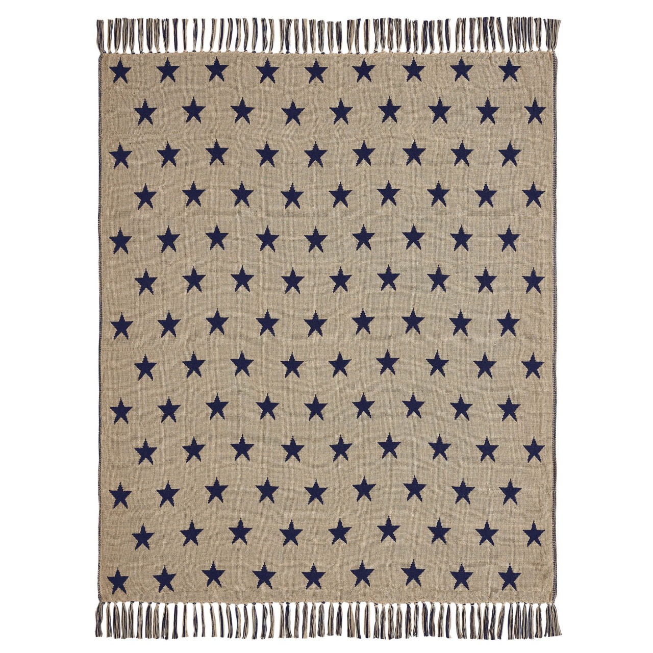 My Country Jacquard Stars Woven Throw - 50x60 - Country