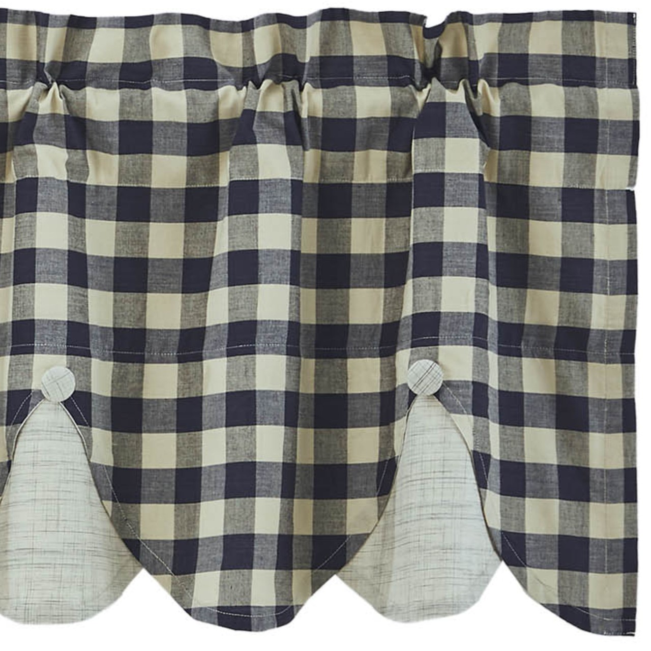 My Country Lined Layered Valance