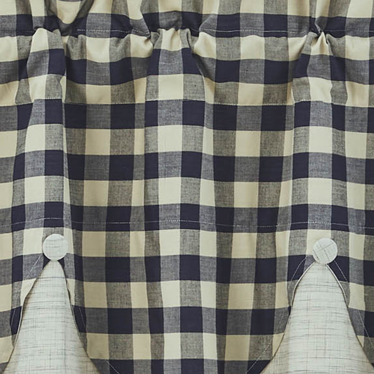 My Country Lined Layered Valance - Thumbnail 3