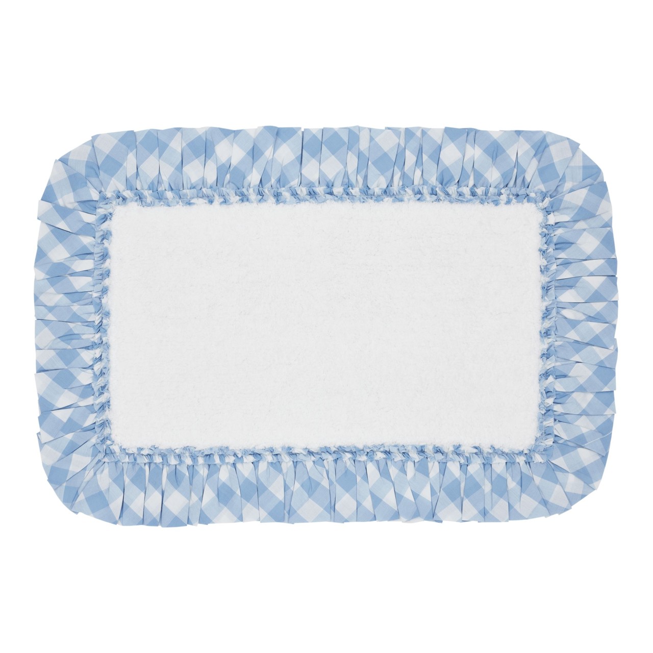 Annie Buffalo Check Blue Bath Mat