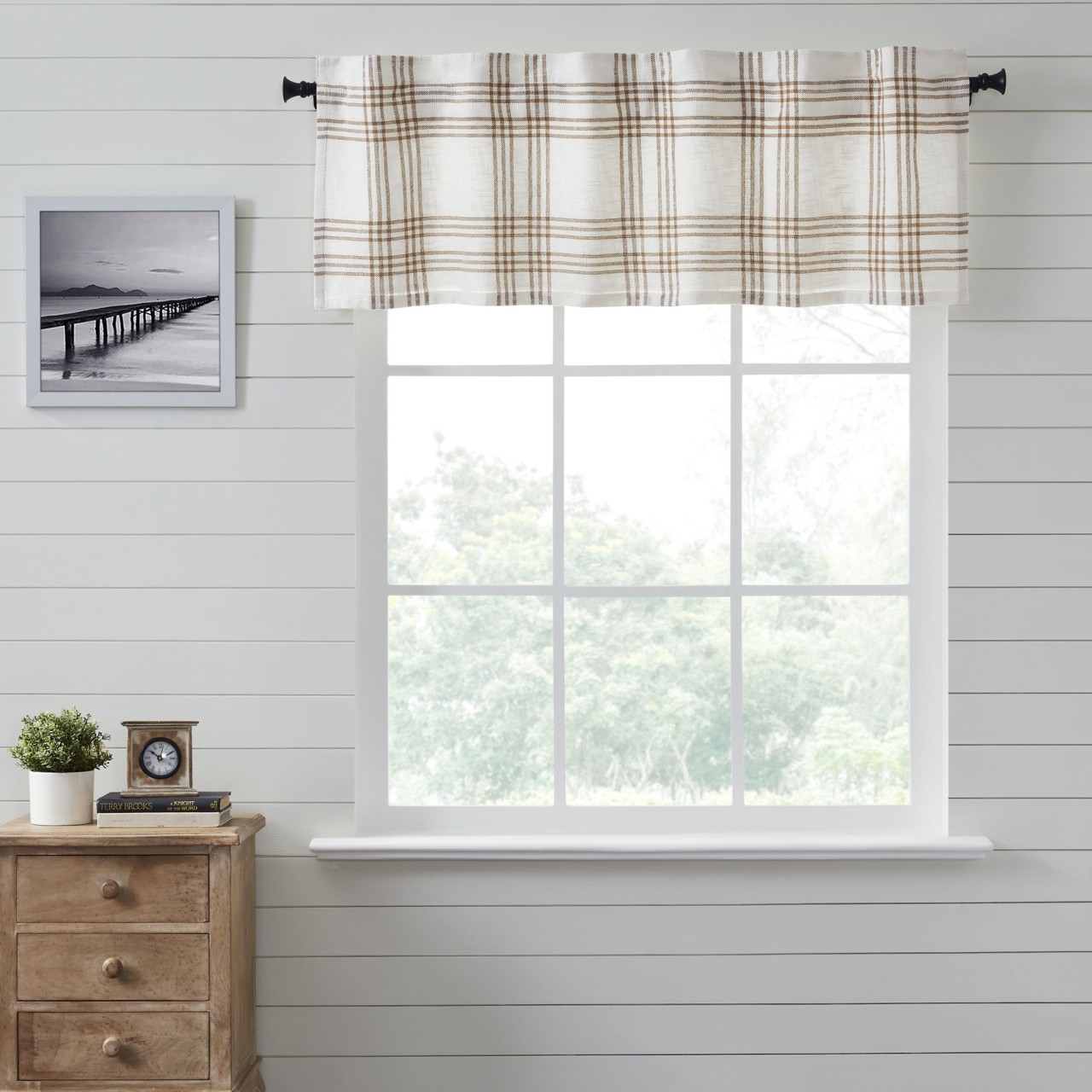 Wheat Plaid Valance - Thumbnail 2