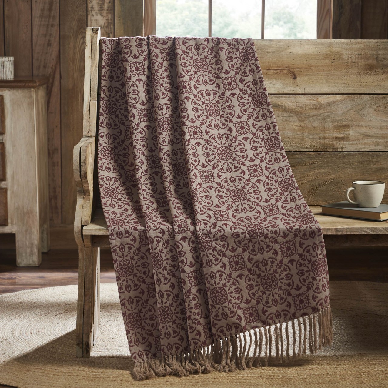 布団・毛布 Woven throw blanket - Dimanche soir Woven throw blanket - Dimanche soir 布団・毛布