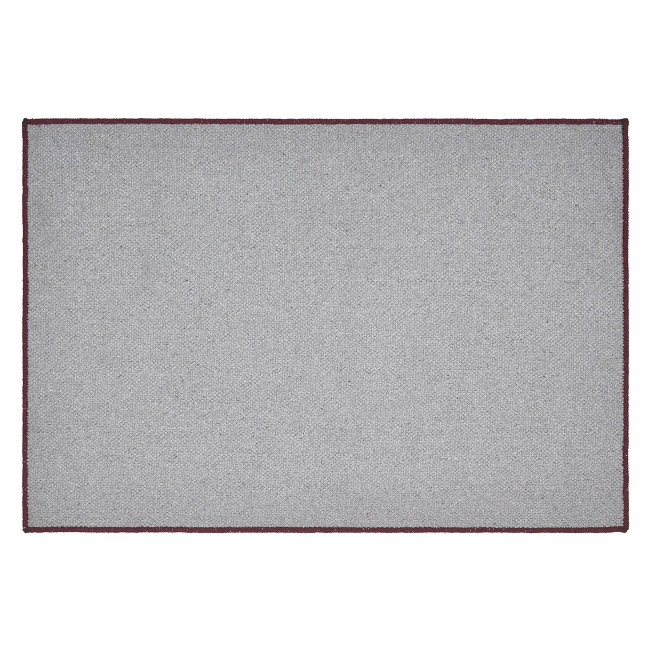 Custom House Burgundy Tan Jacquard Bath Mat - Thumbnail 4