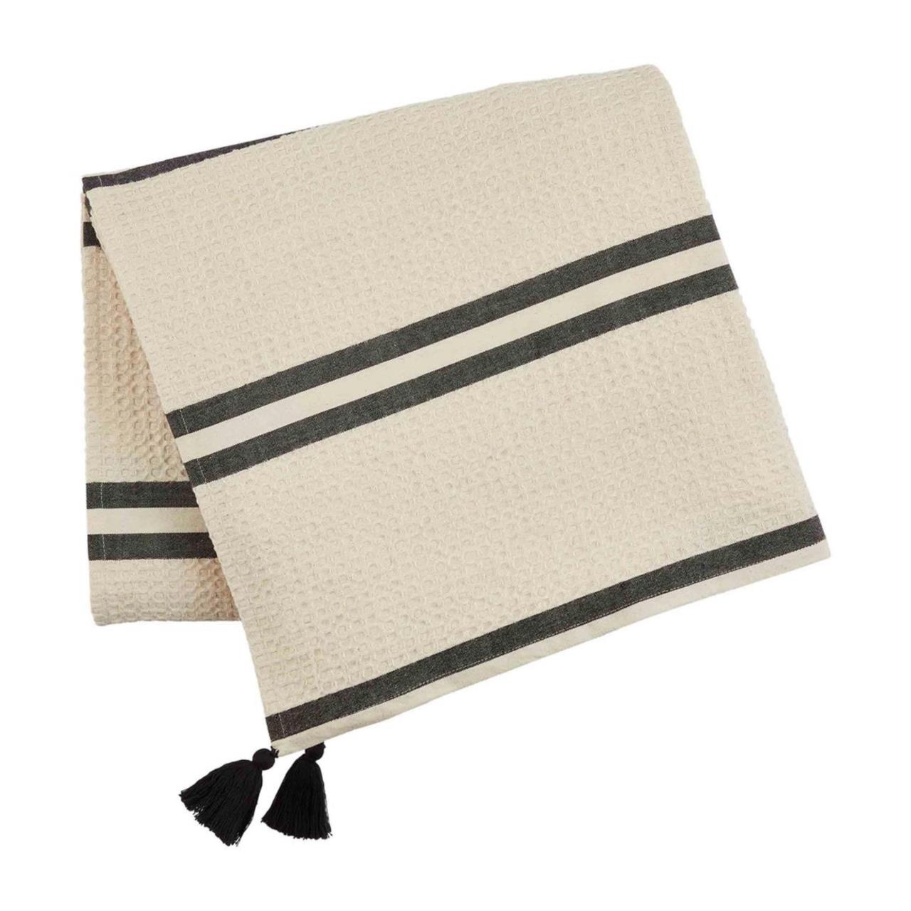 Mud Pie - Waffle Chambray Blanket - Thumbnail 3