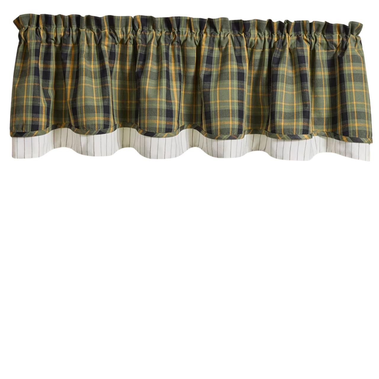 Willow Lane Lined Layered Valance - Thumbnail 2