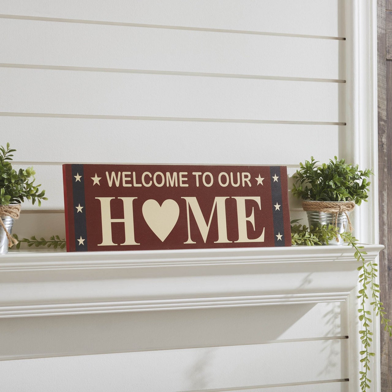Welcome To Our Home Wall Sign - 18x6 - Country Village Shoppe
