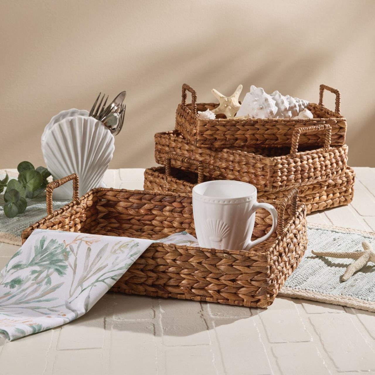 Tray Baskets - Honey Set of 4 - Country Village Shoppe