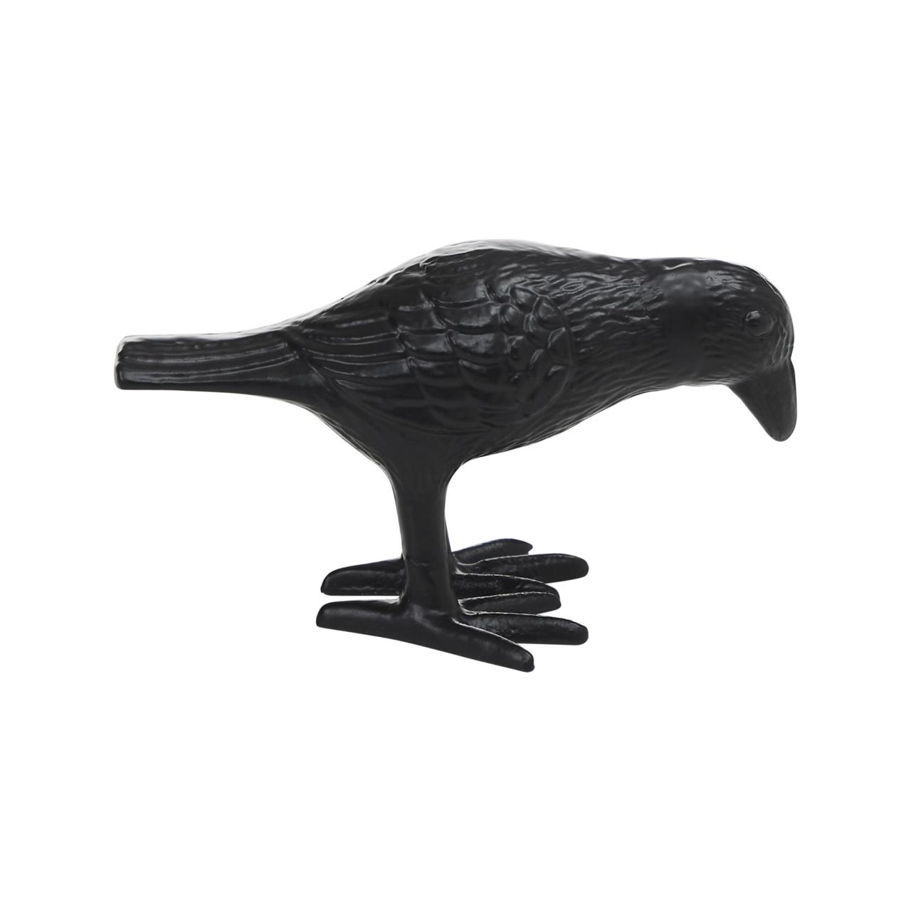 Black Metal Crow - 6.25x3.5 - Country Village Shoppe
