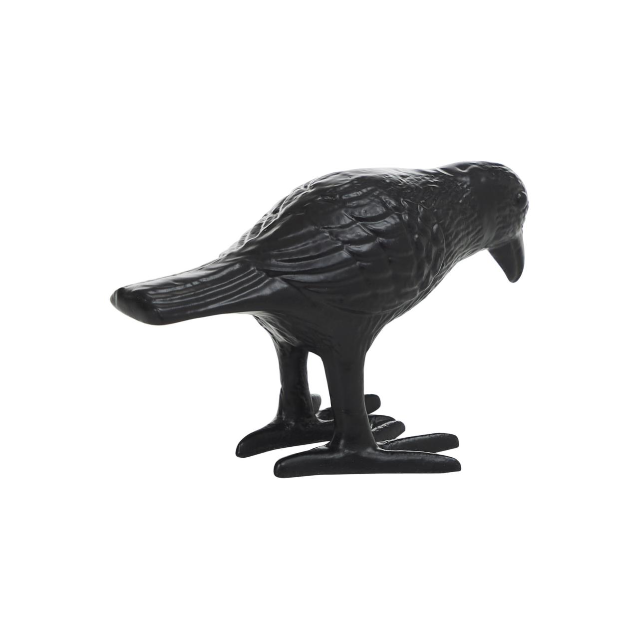 Black Metal Crow - 6.25x3.5 - Country Village Shoppe
