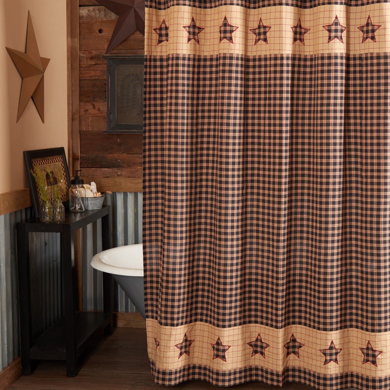 Bingham Star Shower Curtain