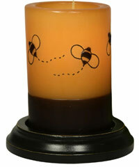 Candle Sleeve - Bumble Bees