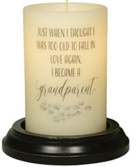 Candle Sleeve - Fall In Love Grandparent