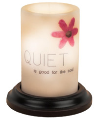 Candle Sleeve - Quiet is Good for the Soul