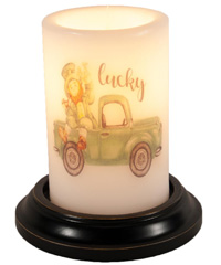 Candle Sleeve - St. Patty Truck