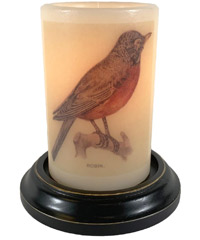 Candle Sleeve - Vintage Robin