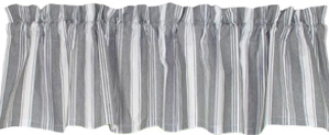 Flour Sack Gray Valance