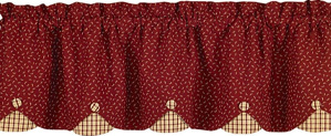Applejack Scalloped Valance