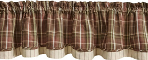 Sussex Lined Layered Valance