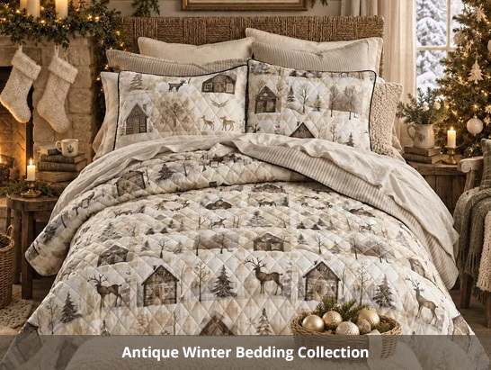 Antique Winter Bedding