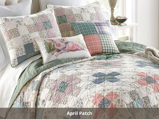 April Patch Bedding