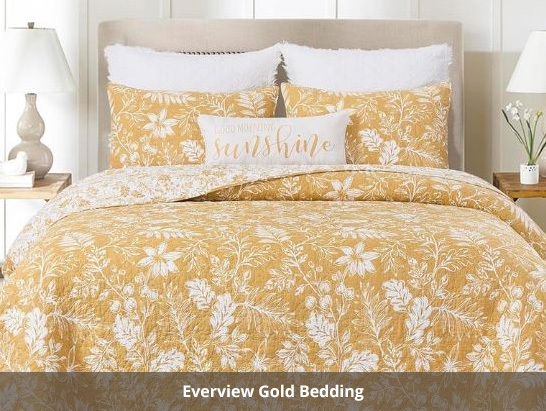 Everview Gold Bedding