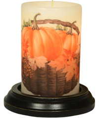 Candle Sleeve - Autumn Basket