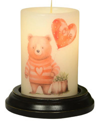 Candle Sleeve - Barry Cute Valentine