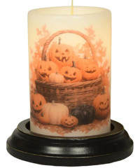 Candle Sleeve - Basket of Jacks