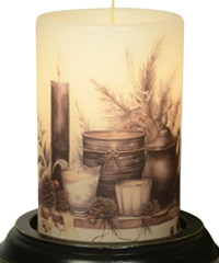 Candle Sleeve - Moody Table Scape