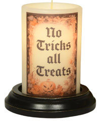 Candle Sleeve - Spooky Fall No Tricks